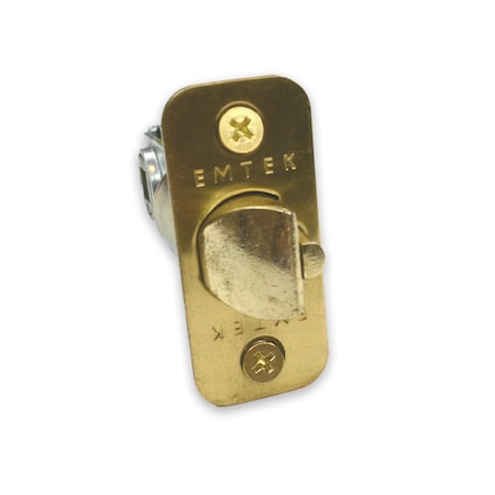 Emtek Bright Brass Latch LC4-DLB2375RUS3 LC4-DLB2375R-B